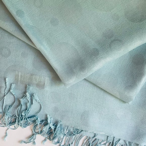 PASHMINA Women's Long Fringed Wrap EUC - Picture 3 of 5